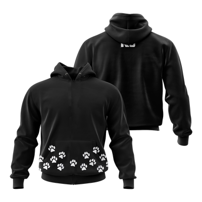 K9 Paw Print Men Hoodie