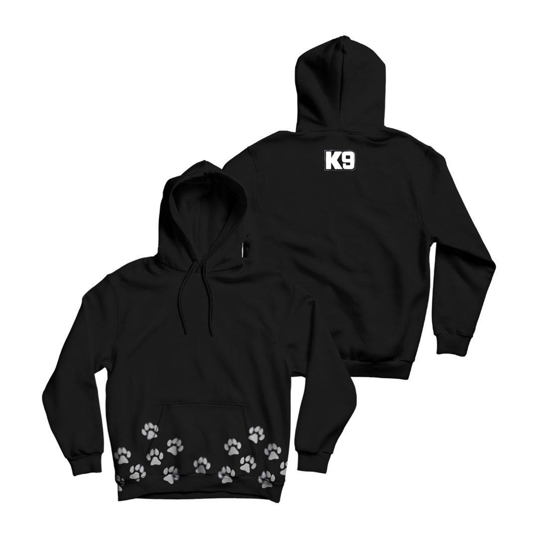 K9 Paw Print Kids Hoodie