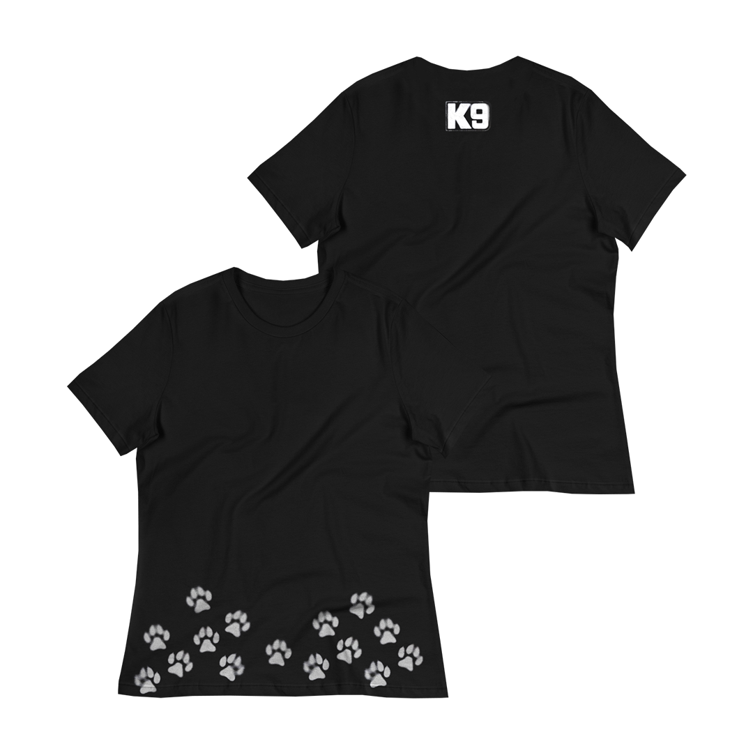 K9 Paw Print Women Shirt