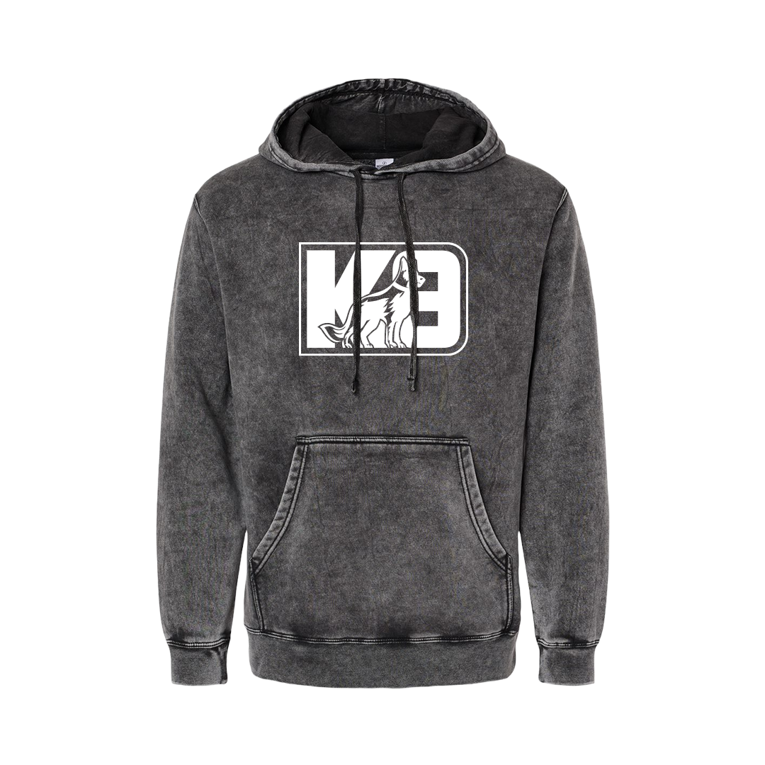 K9 Signature Logo Mineral Wash Hoodie