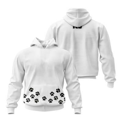 K9 Paw Print Men Hoodie